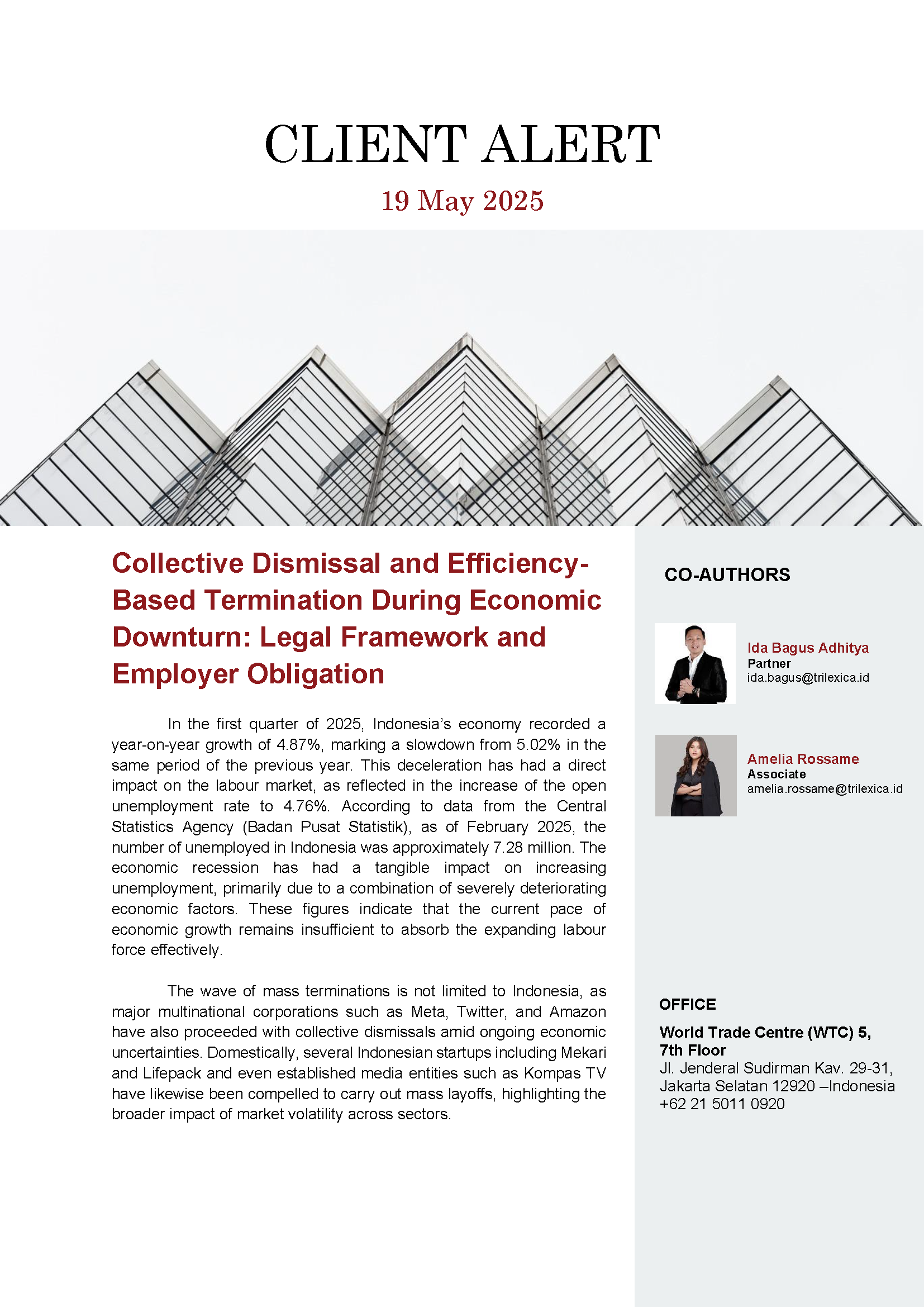 Client Alert - Collective Dismissal (19 May 2025)_Page_1