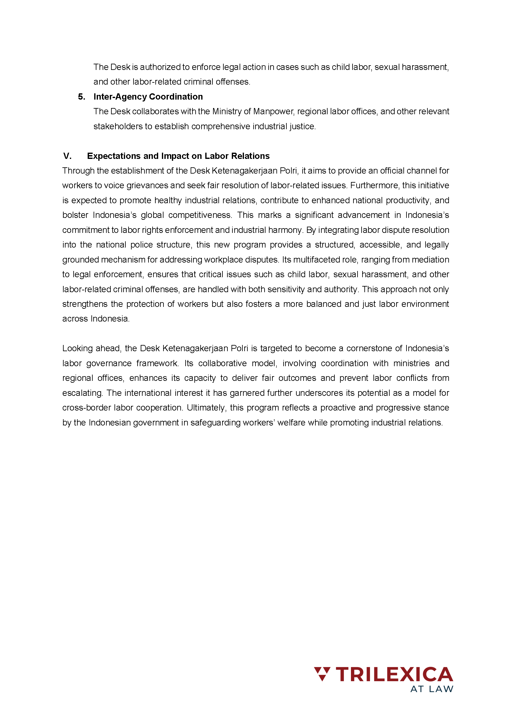 Client Alert - Establishment of the Desk Ketenagakerjaan Polri (4 July 2025)_Page_5