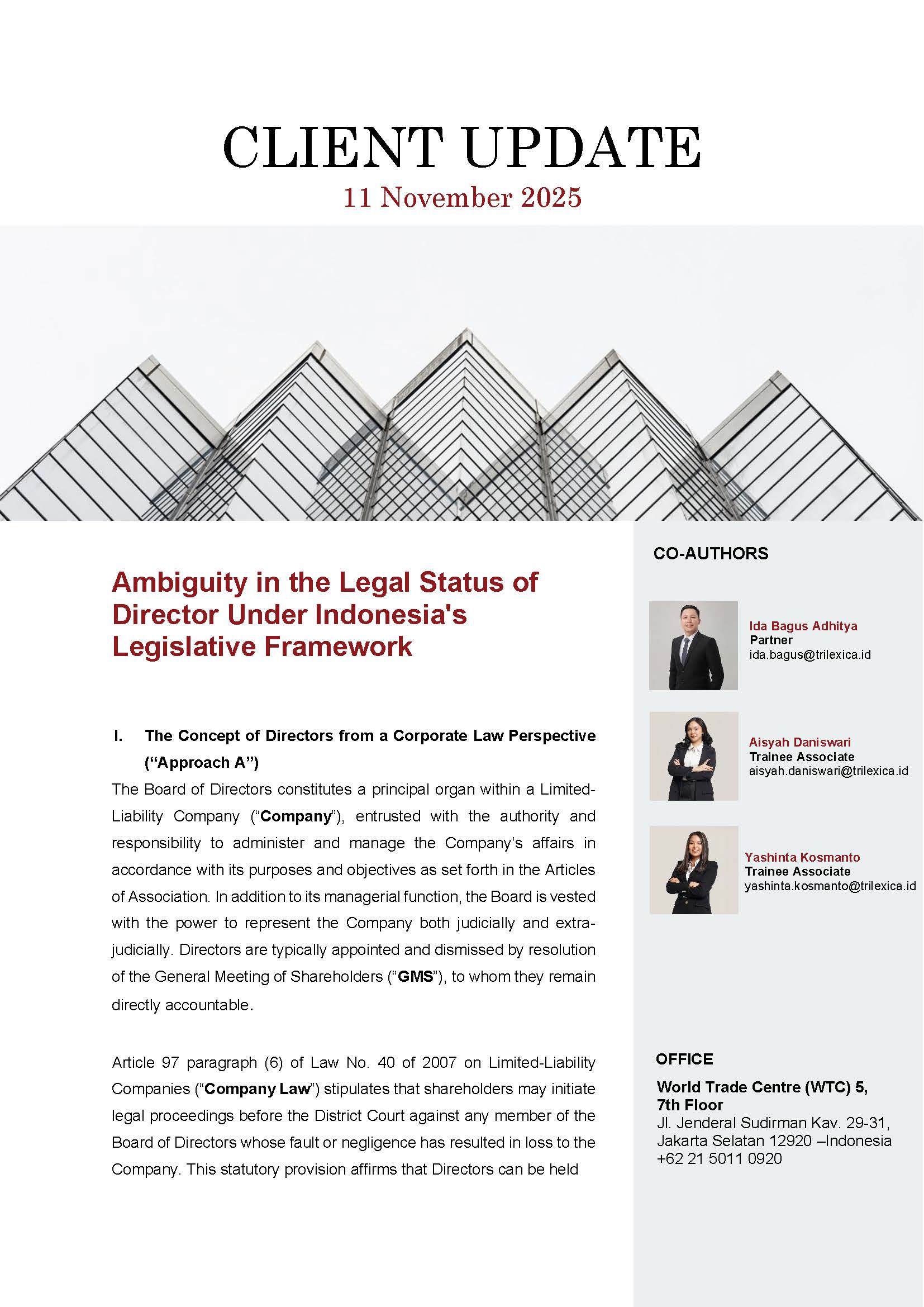 Client Alert - Ambiguity in the Legal Status (11 November 2025)_Page_1