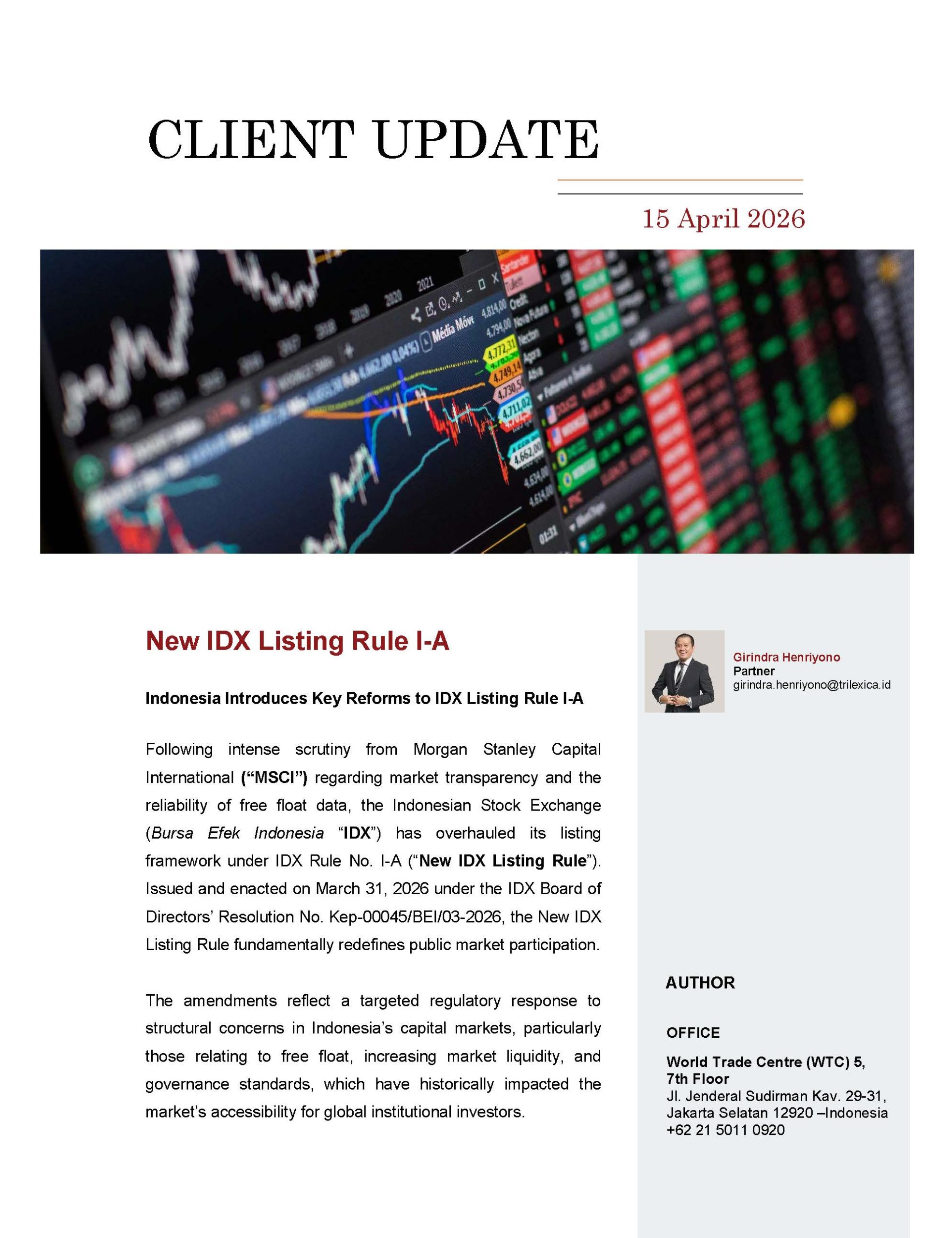 Client Alert - New IDX Listing Rule I-A (15 April 2026)_Page_1